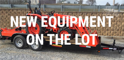 new equipment on the lot